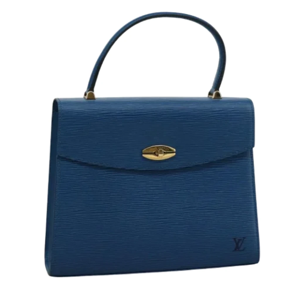 Louis Vuitton Vintage Pre-owned Leather handbags Blue Dames
