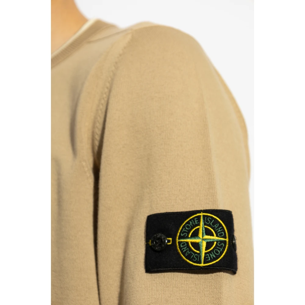 Stone Island Trui met ronde halslijn Beige Heren