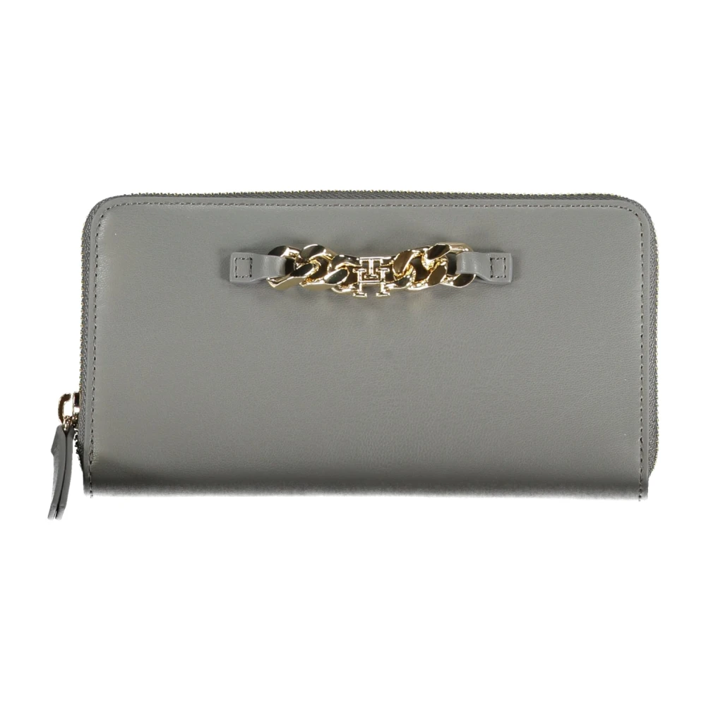 Tommy Hilfiger Women's Gray Wallets & Cardholders, One Size, Wallet With 4 Compartments