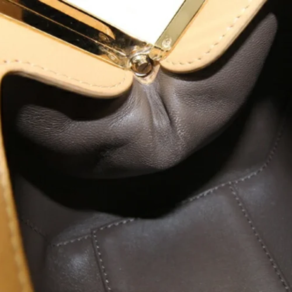 Chloé Pre-owned Leather handbags Beige Dames