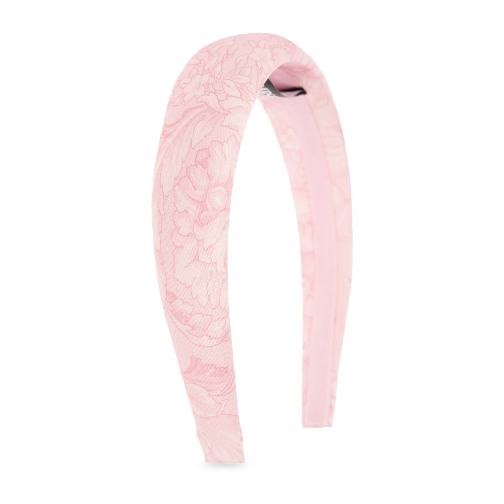 Versace Mönstrad hårband Pink, Dam