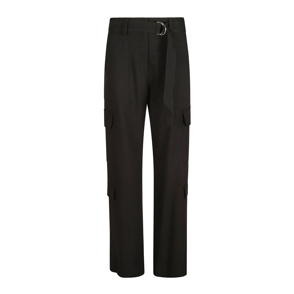 Msgm Klassieke Zwarte Broek Black Dames