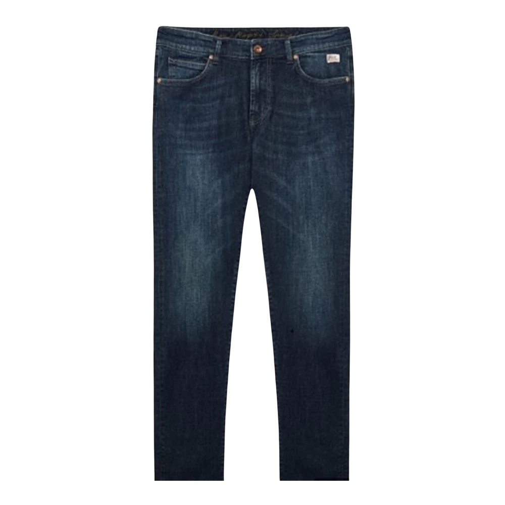 Roy Roger's Blauwe Denim Slim Fit Jeans Blue Heren