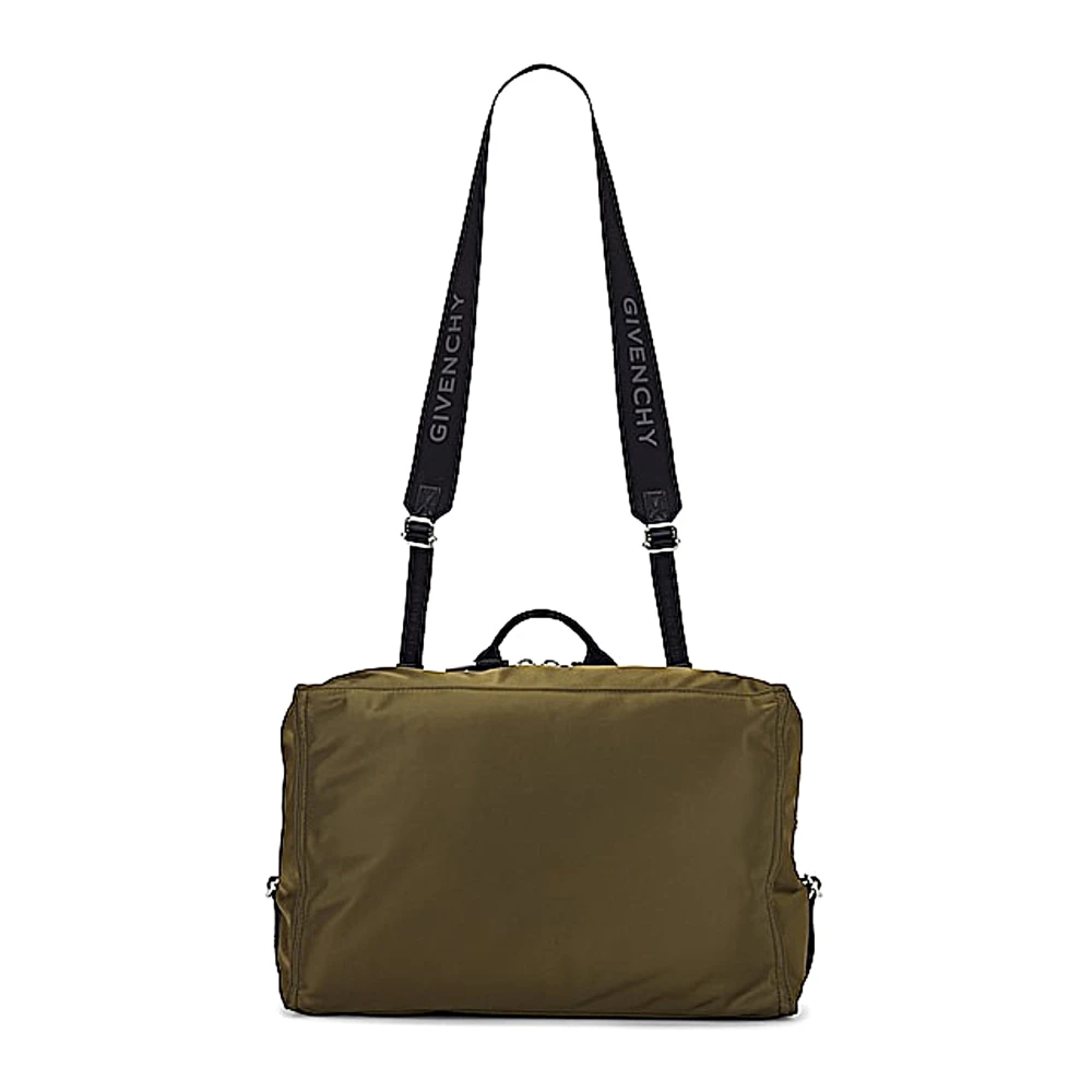 Givenchy Stijlvolle leren schoudertas Green Heren