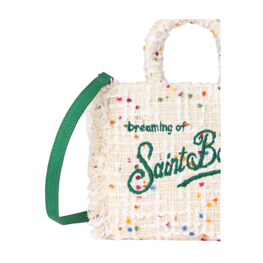MC2 Saint Barth Klassieke Mini Handtas in Tweed Multicolor Dames