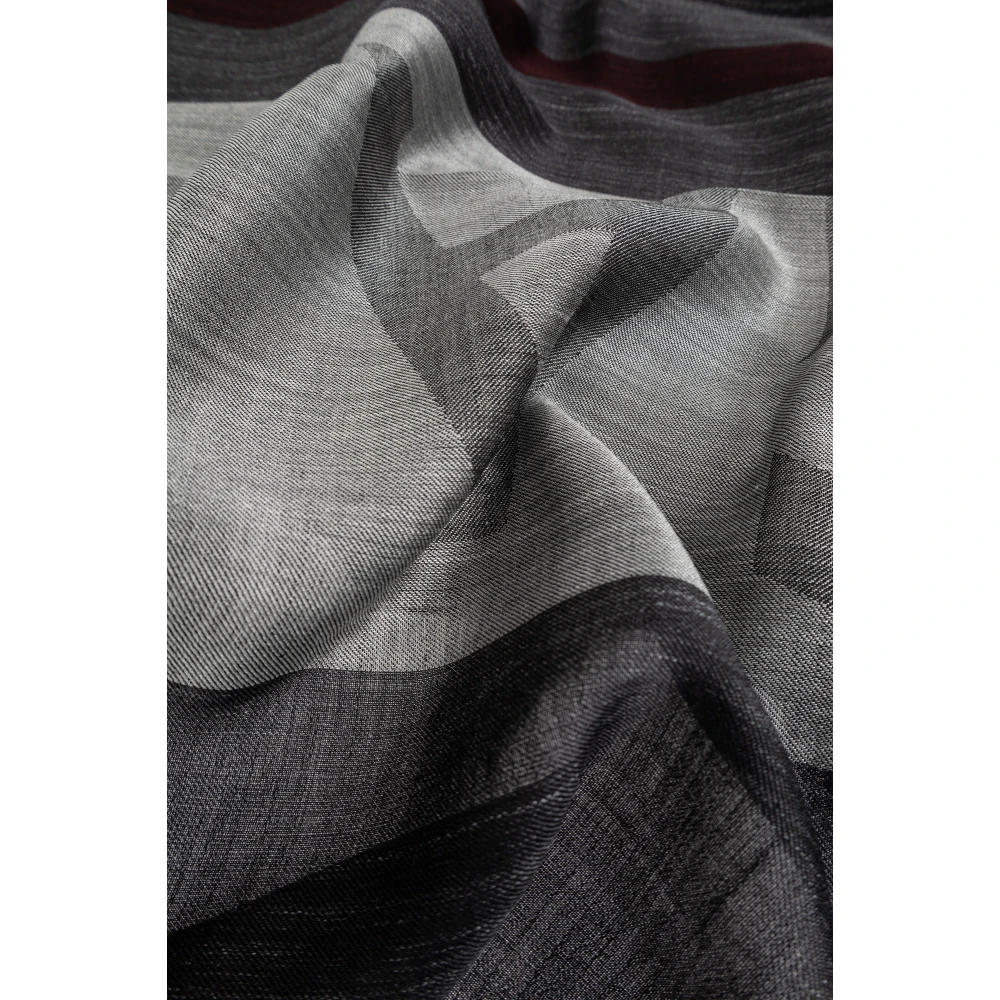 Salvatore Ferragamo Gestreept patroonsjaal Gray Heren