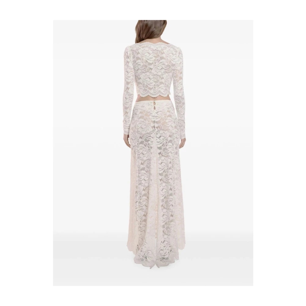 Paco Rabanne Lange Rok Ivory White Dames
