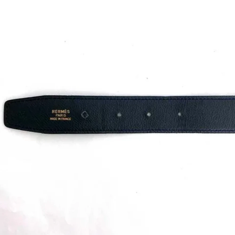 Hermès Vintage Pre-owned Leather belts Black Dames