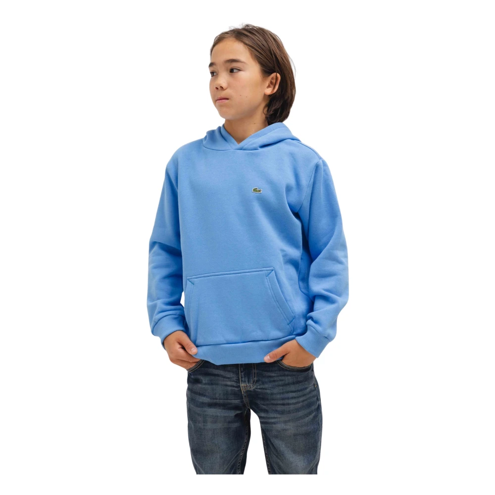 Lacoste Fleece Hoodie Kids Blue, Pojke