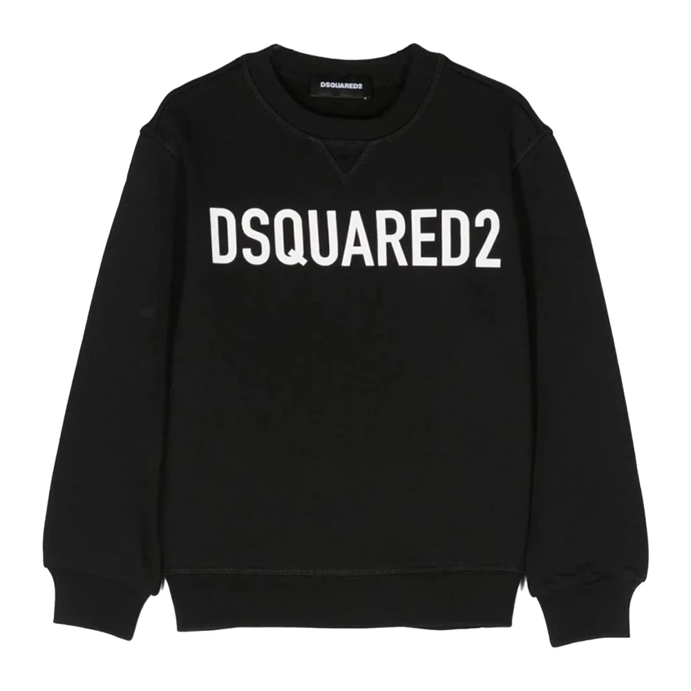 Dsquared2 Avslappnad Eco Rund Hals Sweatshirt Black, Pojke