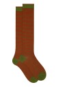chaussettes-longues-en-coton-vert-pour-hommes-a-rayures-windsor