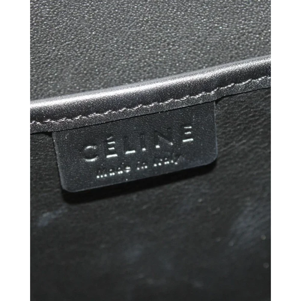 Celine Vintage Pre-owned Leather celine-bags Green Dames
