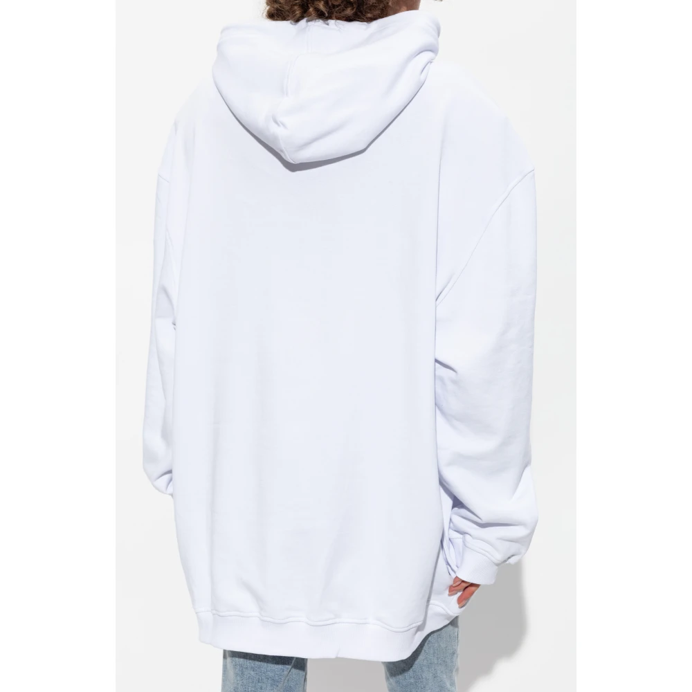 Versace Jeans Couture Oversized hoodie White Dames