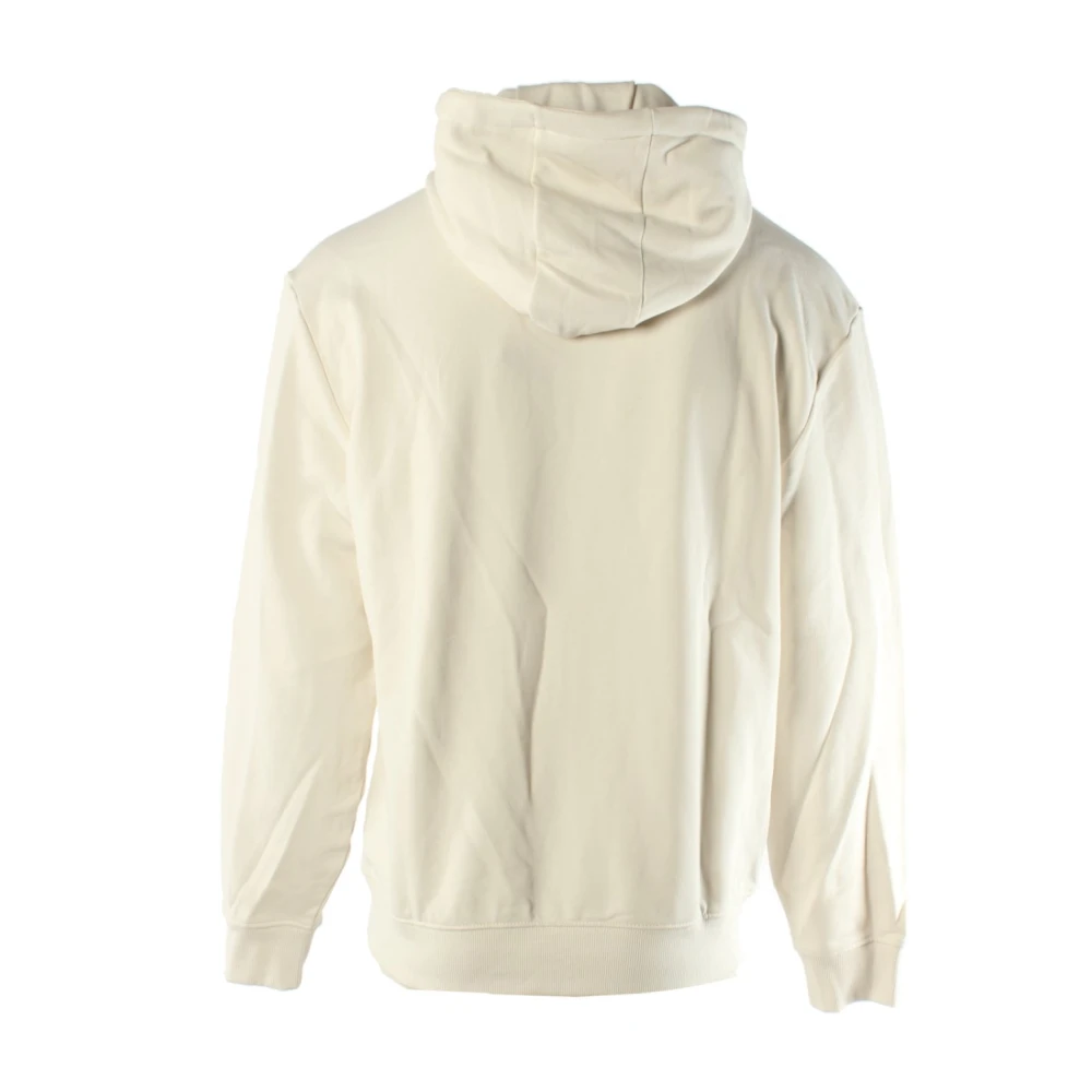 Hugo Boss Ivoor Katoenen Sweater voor Heren Beige Heren