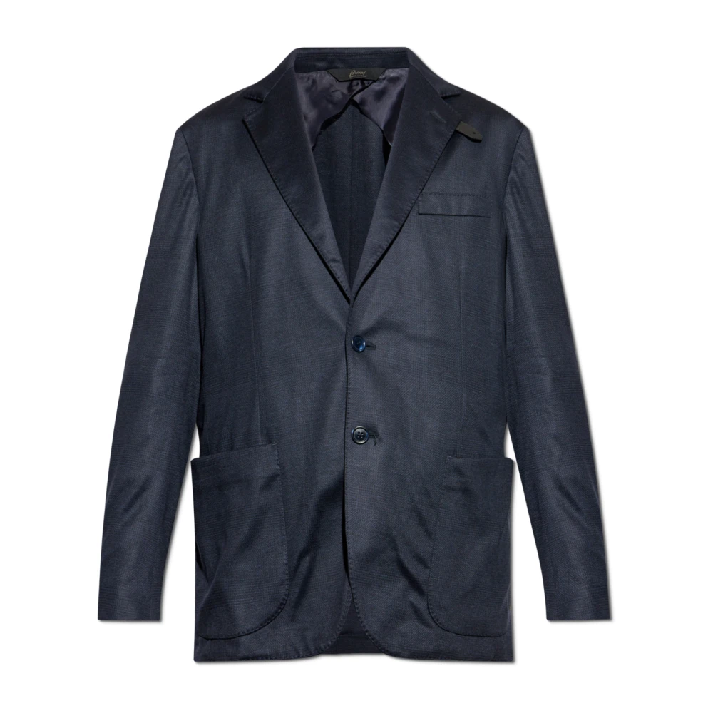 Brioni - Jackets > Blazers - Blue - Brioni - Modalova