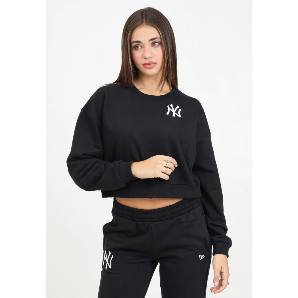 new era Zwarte Sweater MLB League Essential Black Dames