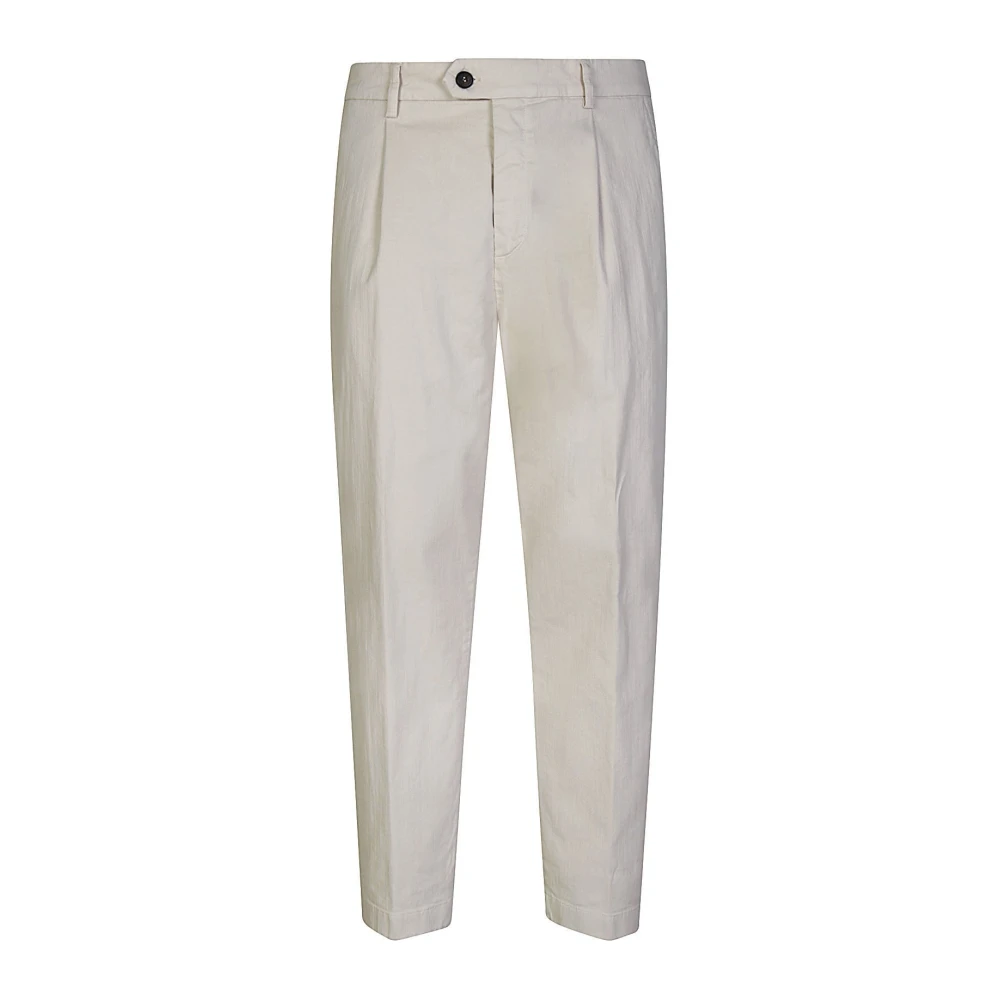 Eleventy Katoenen broek met Pences Beige Heren