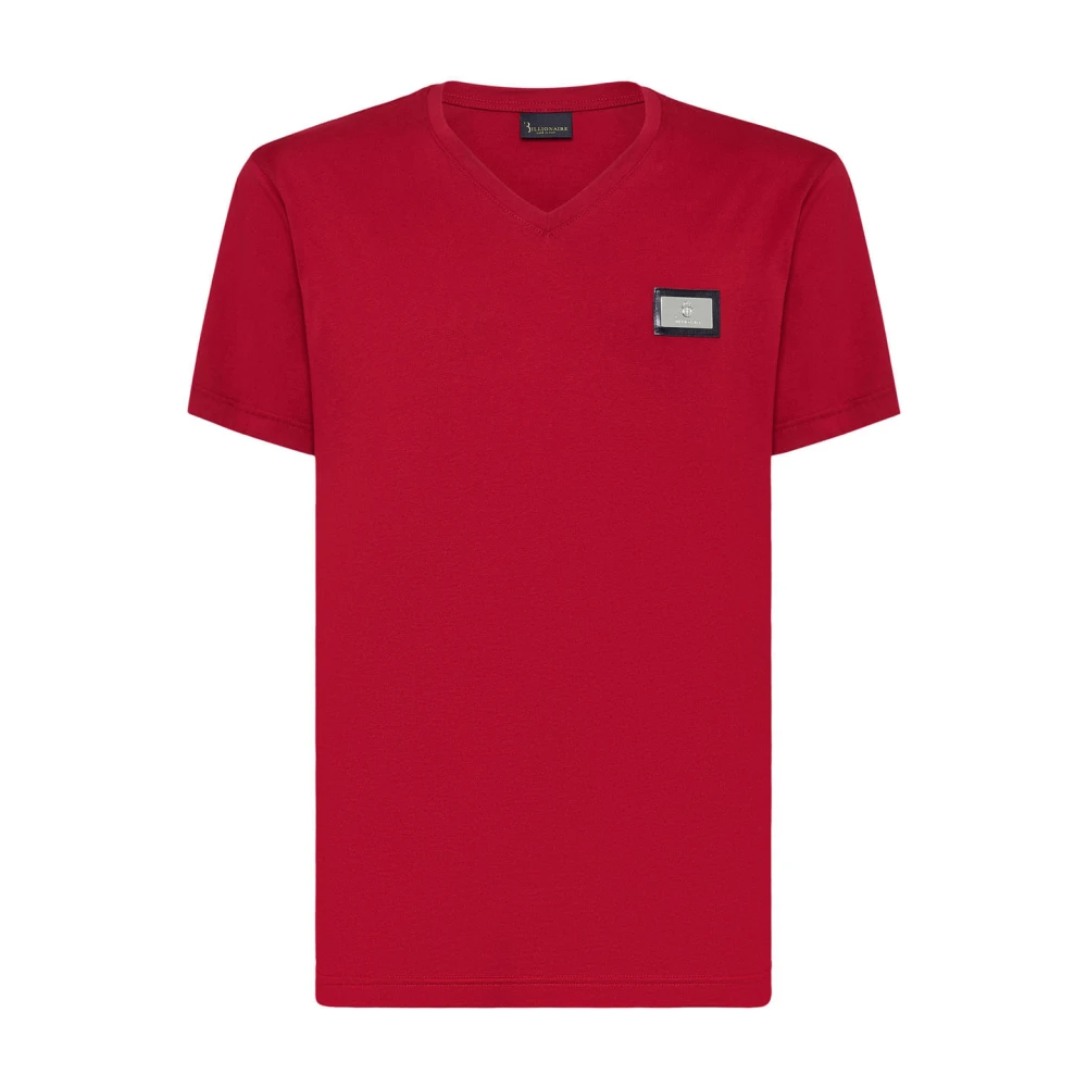 Billionaire Casual Katoenen T-shirt Wadcmtk7647Bte014N13 Red Heren