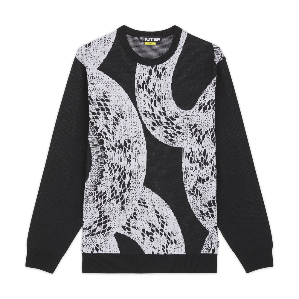 Iuter Katoenen Gebreide kleding en Sweaters BOA Jumper Black Heren