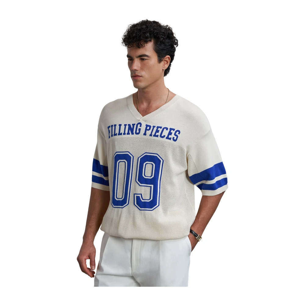 Filling Pieces Knit Jersey American Football Antique White Heren
