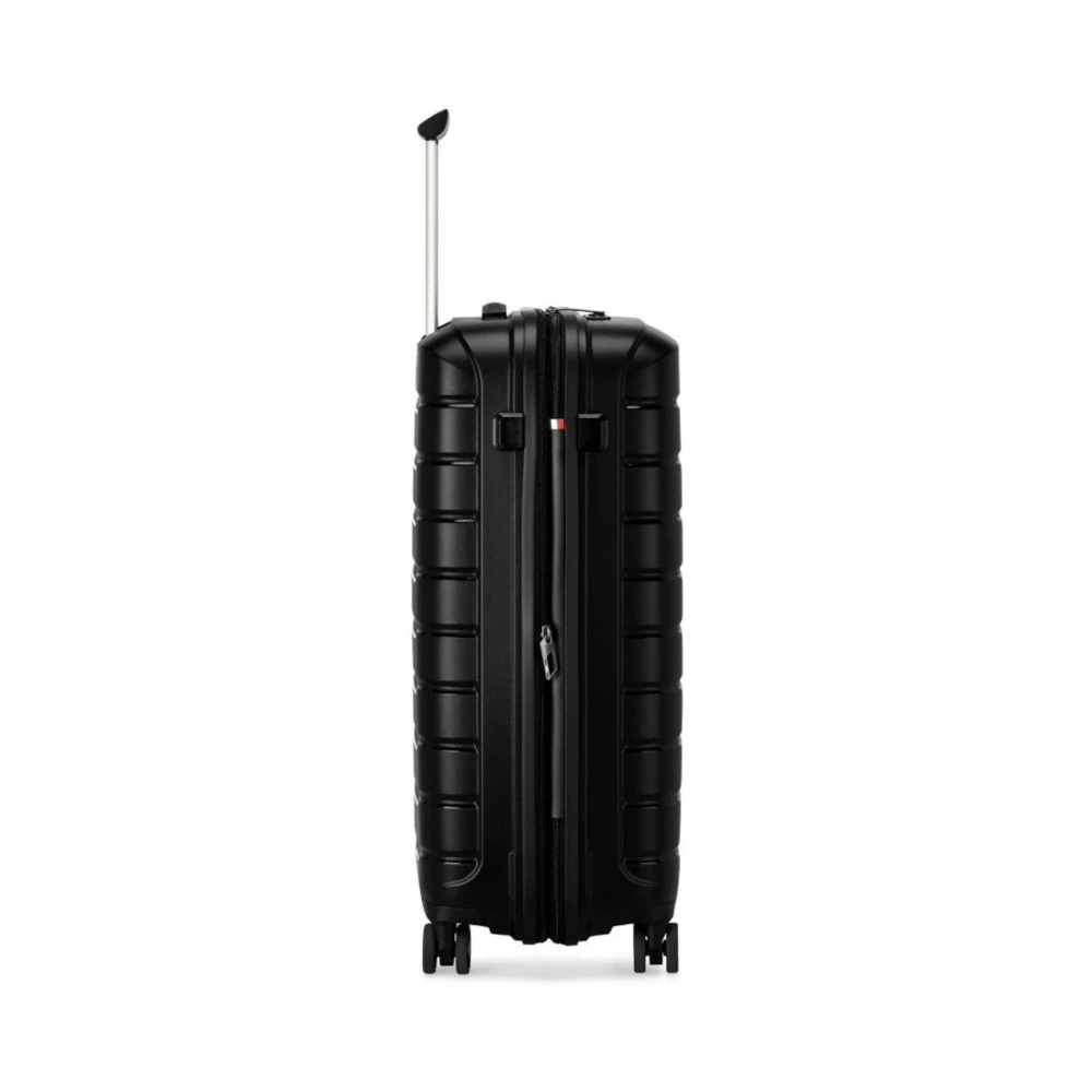 Roncato Stijlvolle volwassen uitbreidbare B-Flying koffer Black Unisex