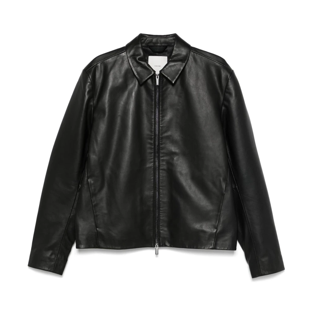 Jackets > Leather Jackets - - Calvin Klein - Modalova