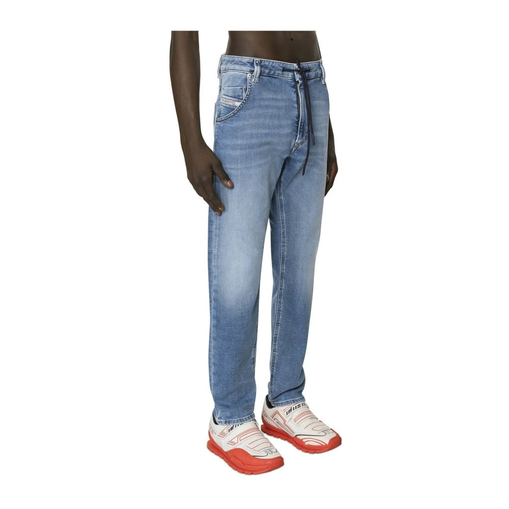 Diesel Blauwe Tapered Spijkerbroek Blue Heren