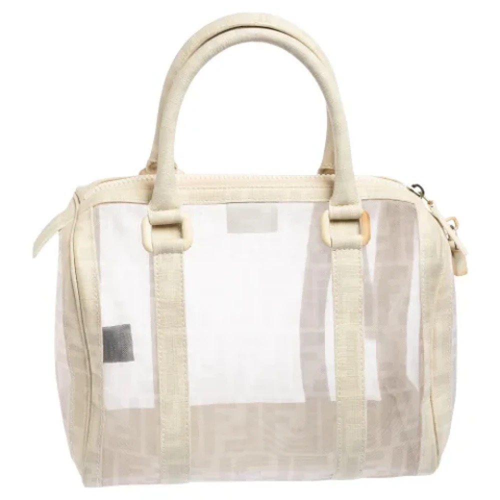 Fendi Vintage Pre-owned Canvas fendi-bags White Dames