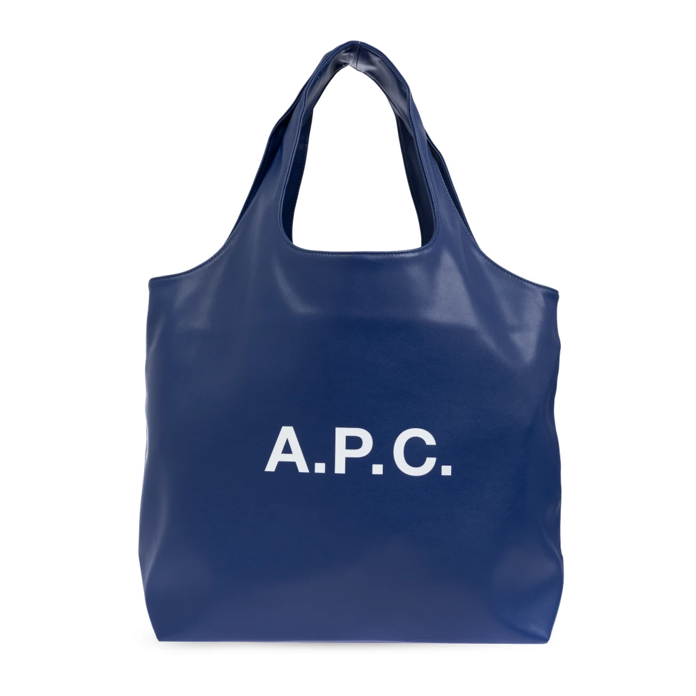 A.p.c. Unisex Blue Shopping Bags, One Size, Shopper Bag