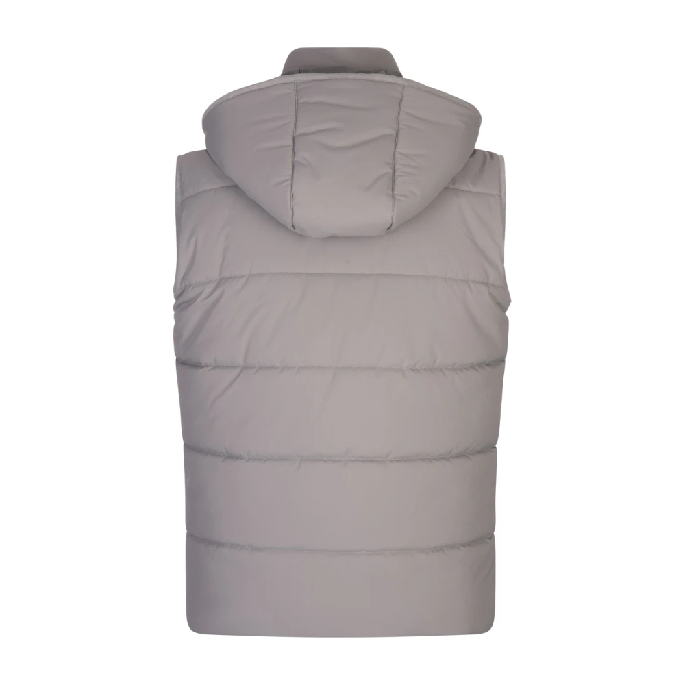 Kiton Grijze Gewatteerde Gilet Gray Heren