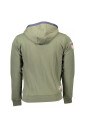 sweat-a-capuche-en-coton-vert-avec-fermeture-eclair
