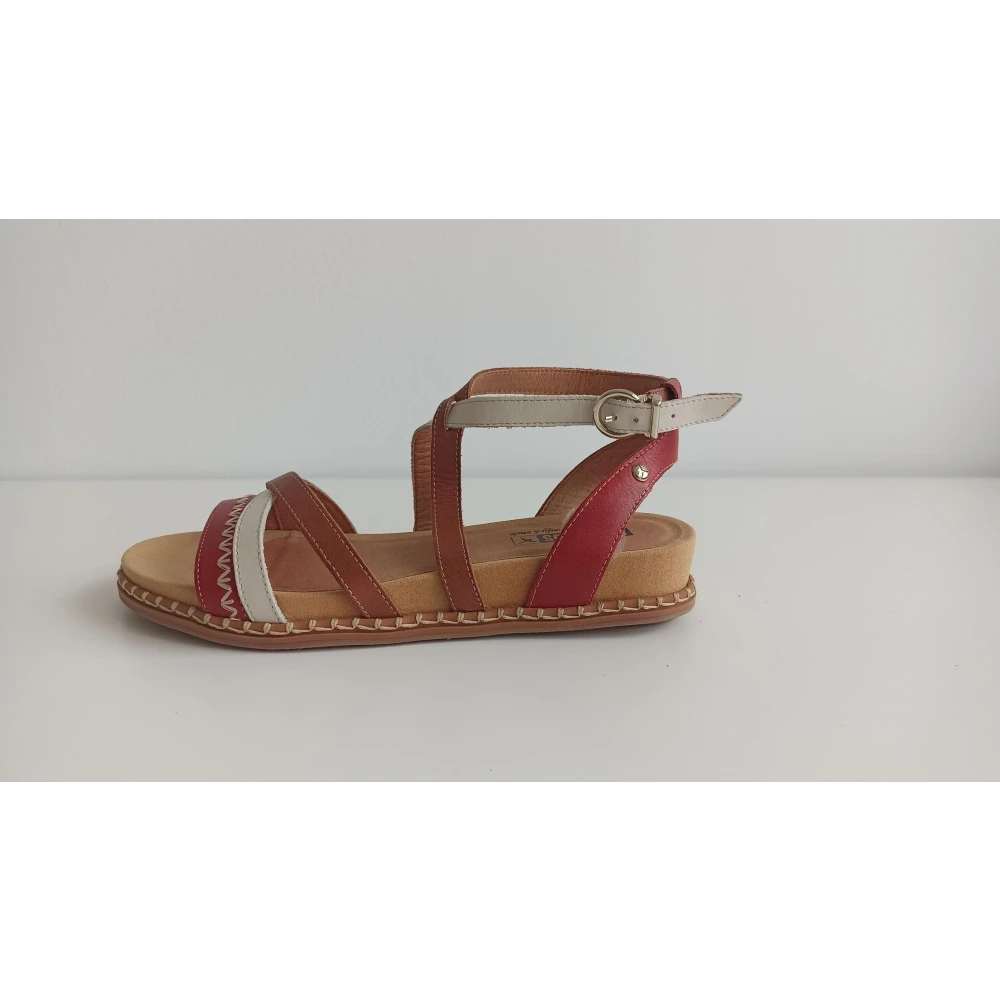 Pikolinos Casual dames sandalen van leer Multicolor Dames