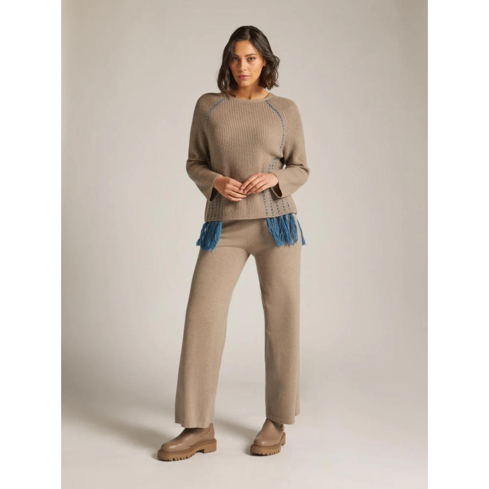 Elena Mirò Stijlvolle Shirt Beige Dames