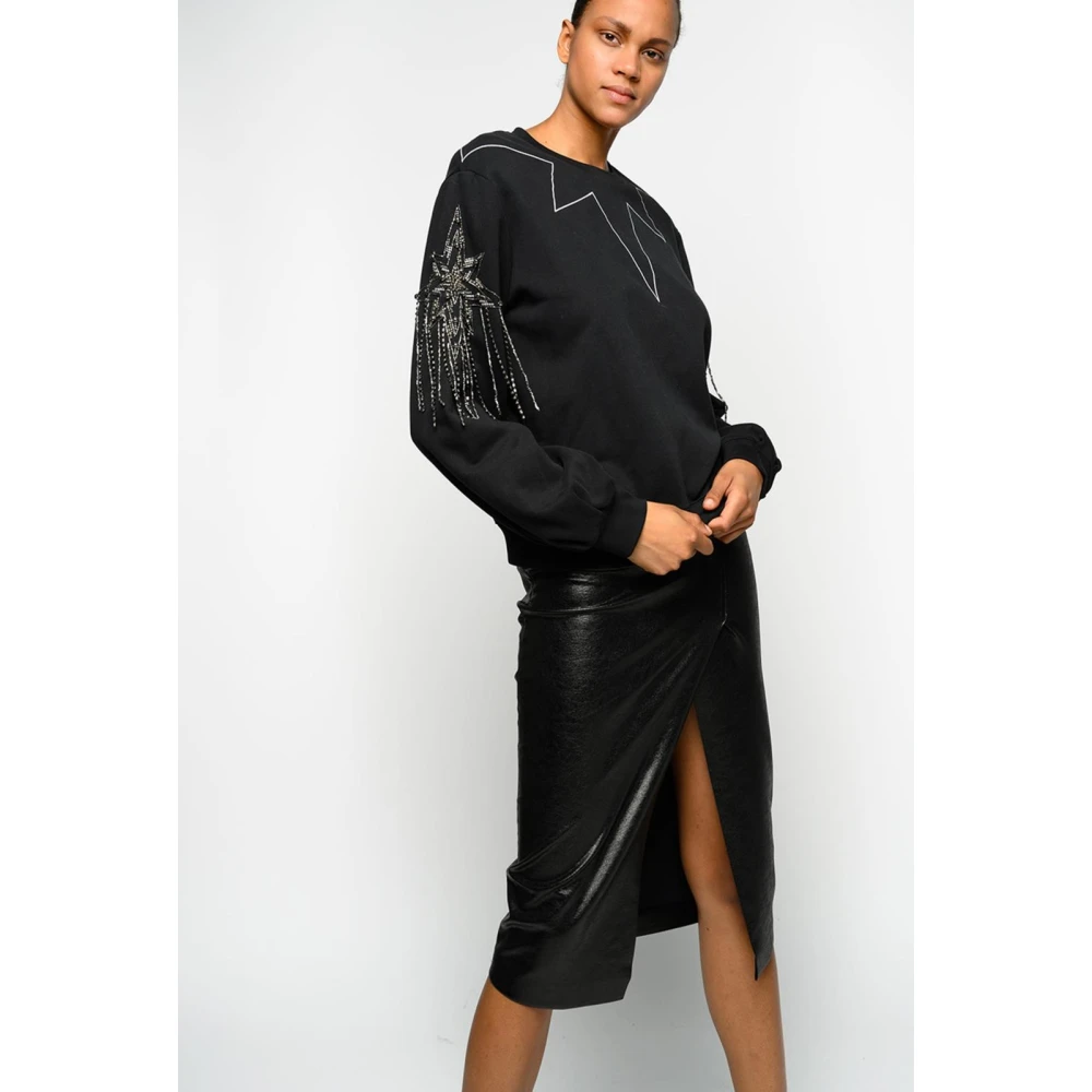pinko Stijlvolle Sweatshirt Black Dames