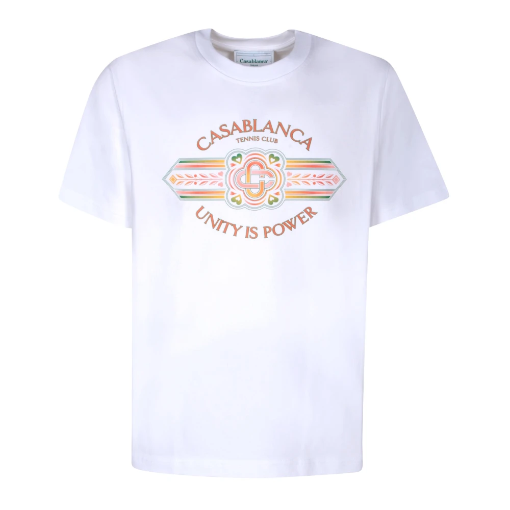 Casablanca Stijlvolle Unity Power T-shirt White Heren