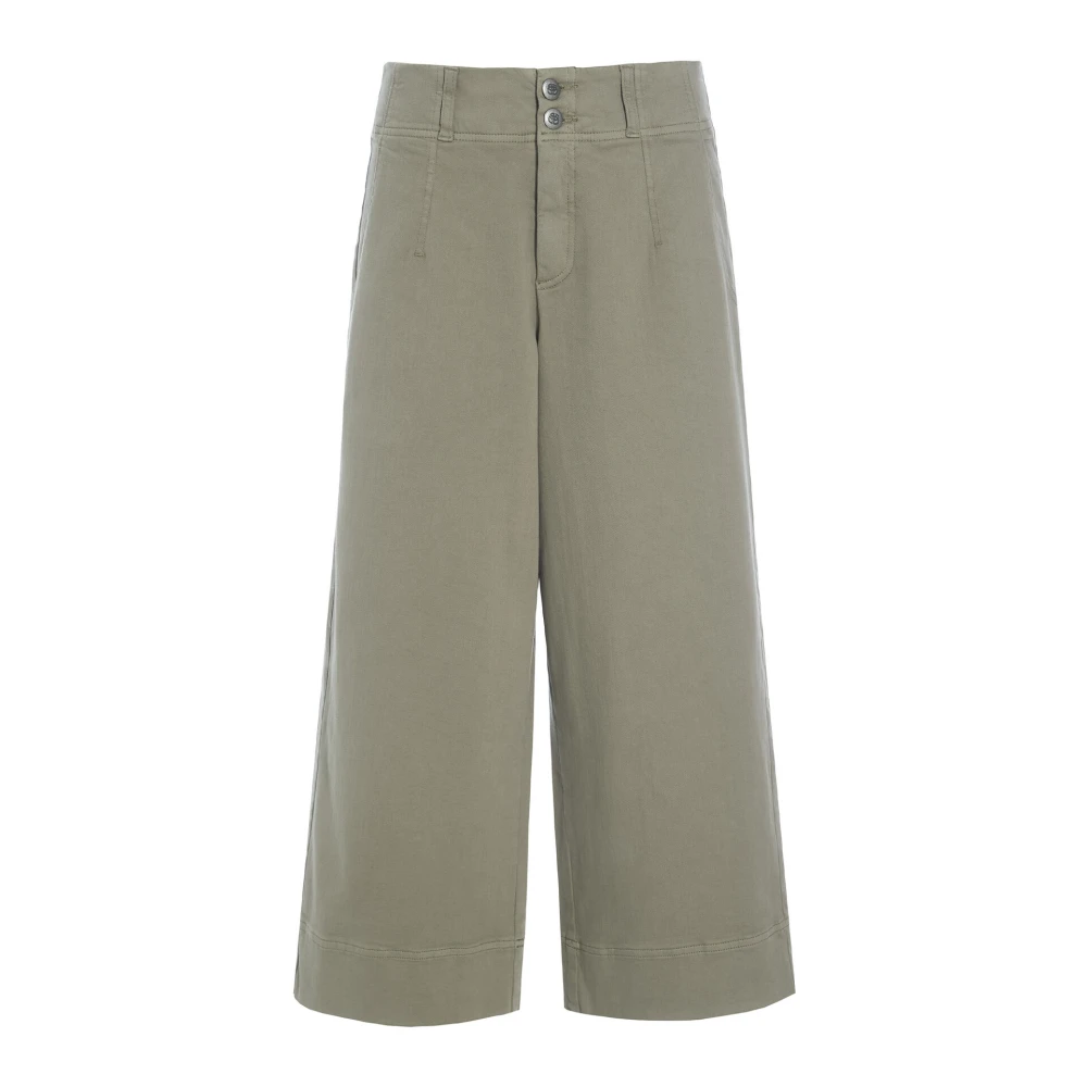 Bitte Kai Rand Zachte Khaki Culotte Broek Beige Dames