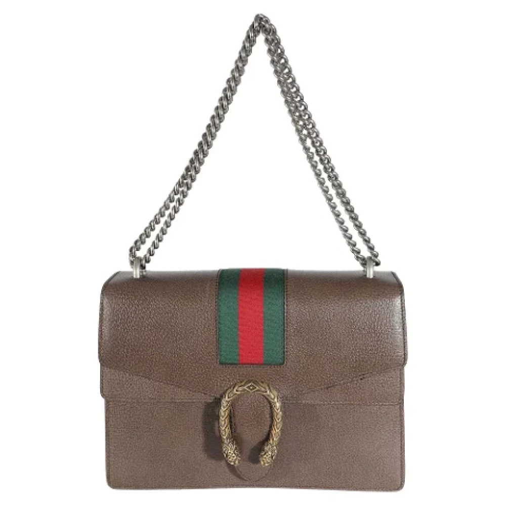 Gucci Vintage Pre-owned Canvas gucci-bags Brown Dames