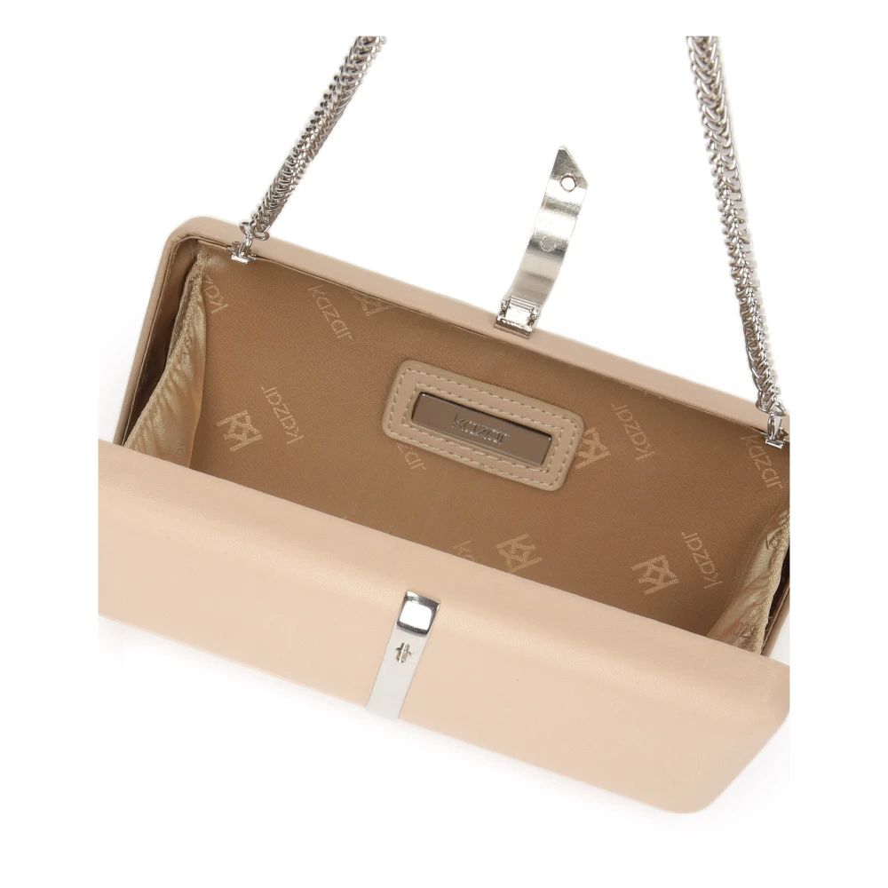 Kazar Dames beige clutch tas Beige Dames