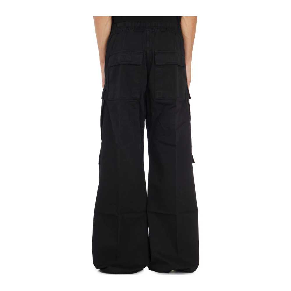 Rick Owens Cargo Jumbo Zwarte Broek Black Dames