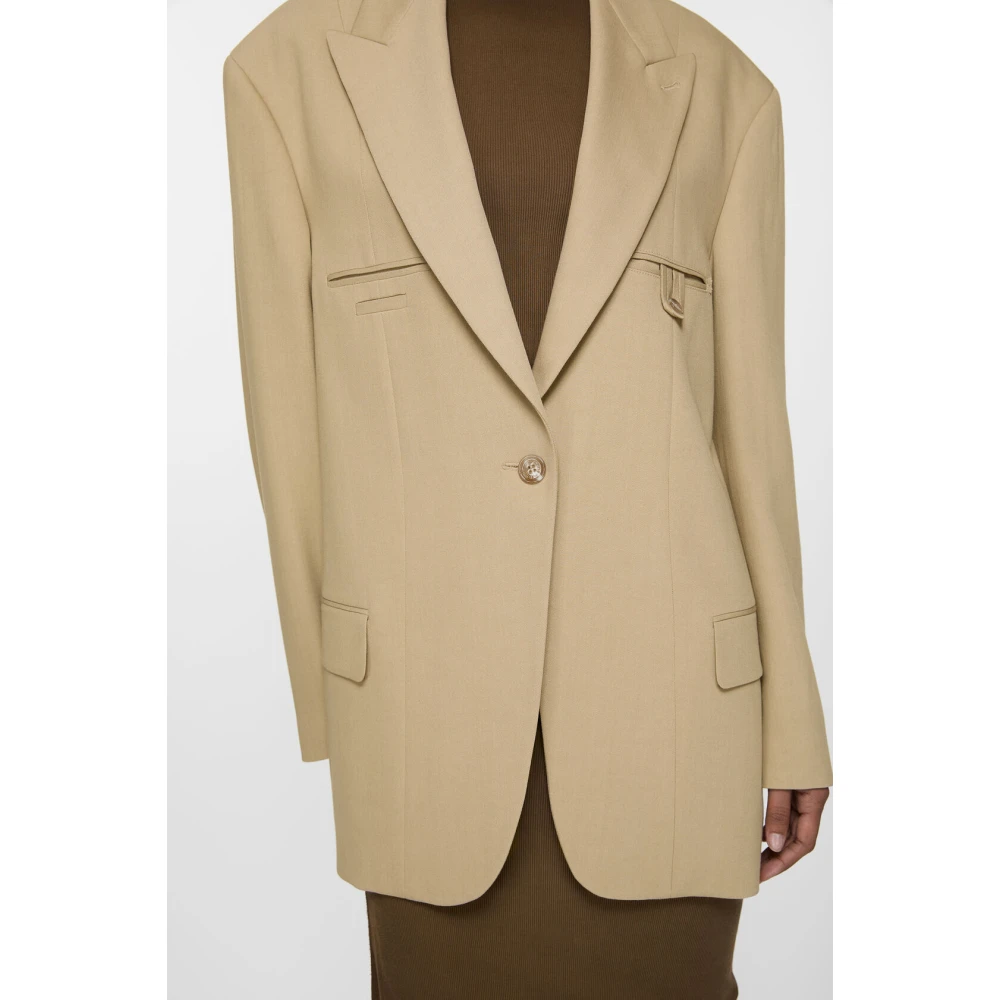 Acne Studios Stijlvol Pak voor Mannen Beige Dames