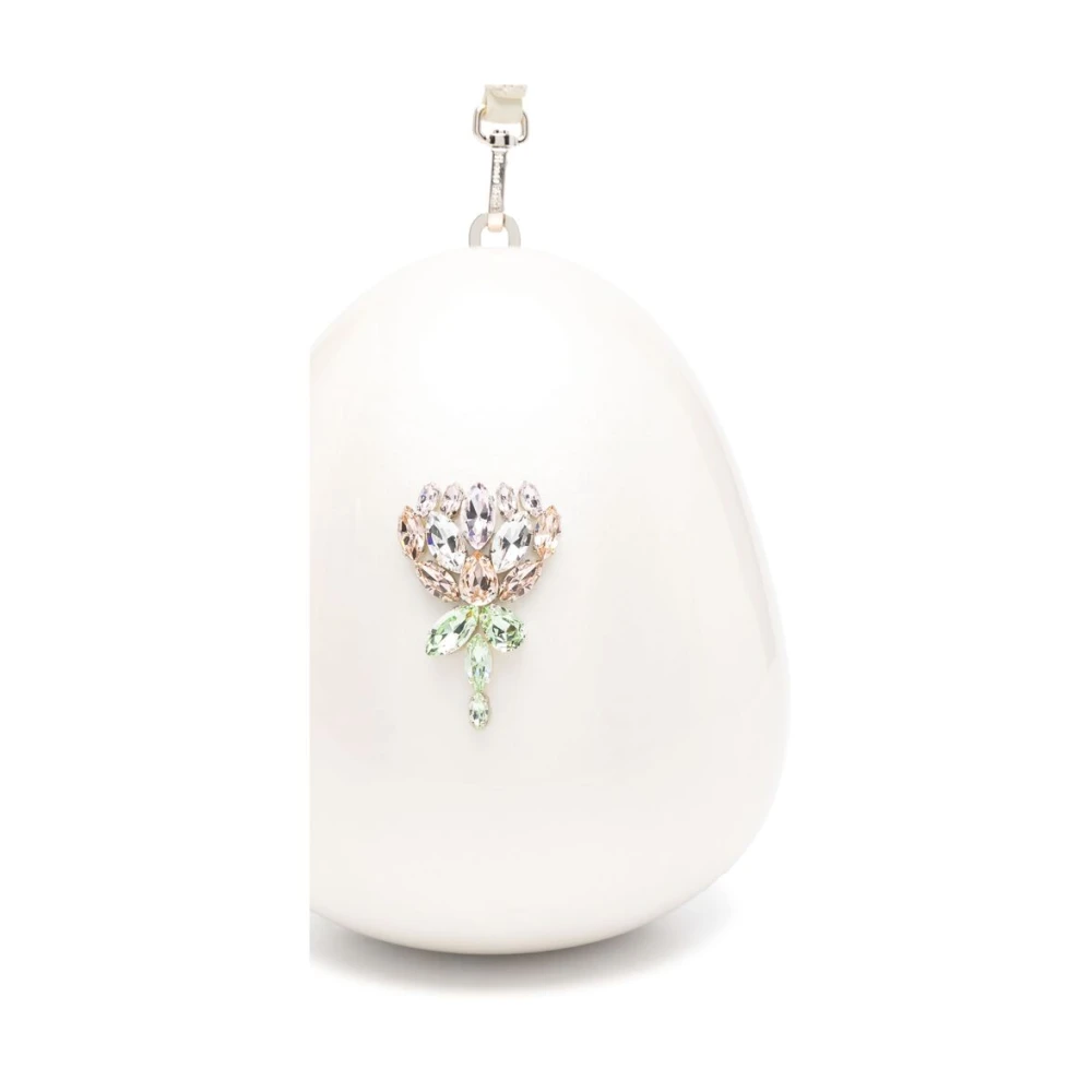 Simone Rocha Beige Clutch Tas met Bandjes Beige Dames