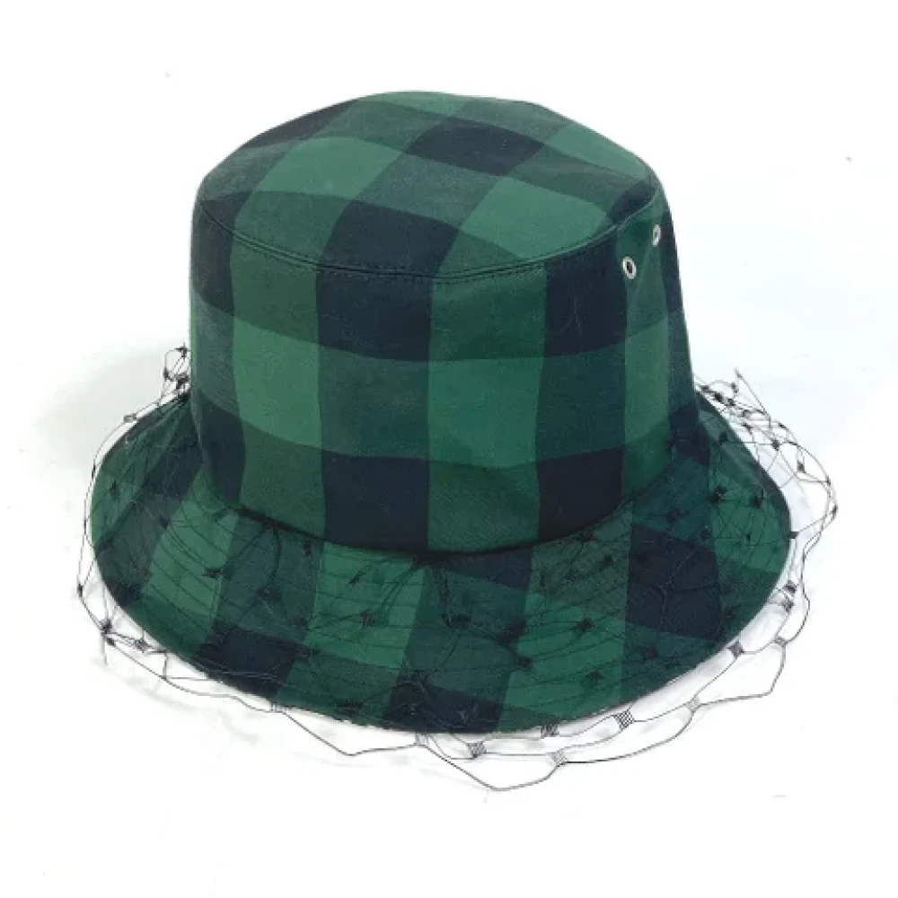 Dior Vintage Pre-owned Cotton hats Green Dames