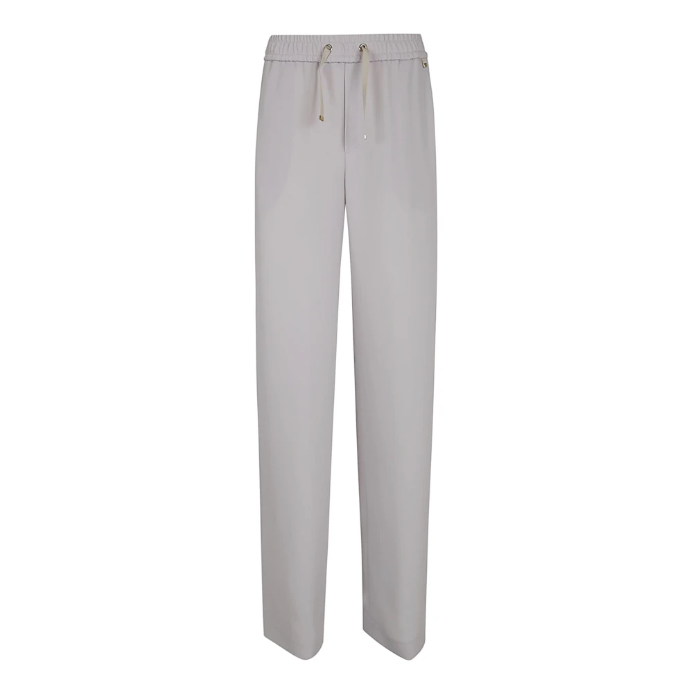 Herno Femme Beige - Pantalon En Satin Décontracté - Pantalons - Taille: 44 Fr