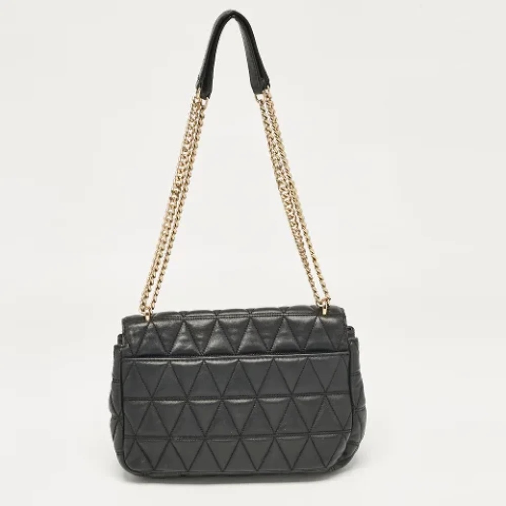 Michael Kors Pre-owned Leather shoulder-bags Black Dames