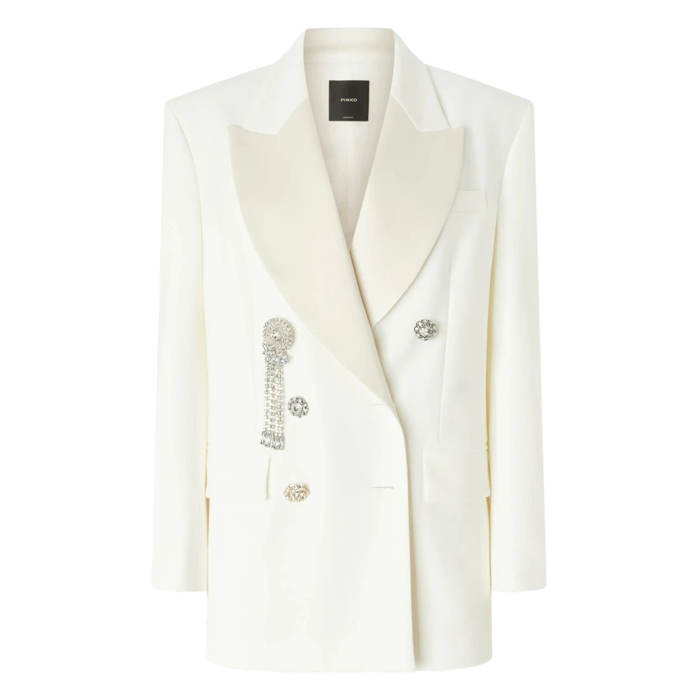 Pinko Stijlvolle Jas voor Vrouwen Beige Dames