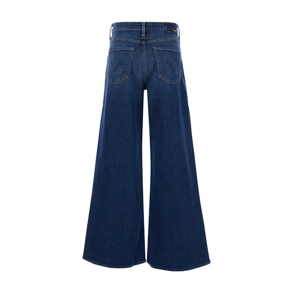 Mother Roller Sneak Jeans Blue Dames