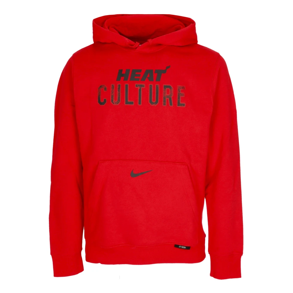 Nike Miami Heat City Edition Hoodie Red Heren