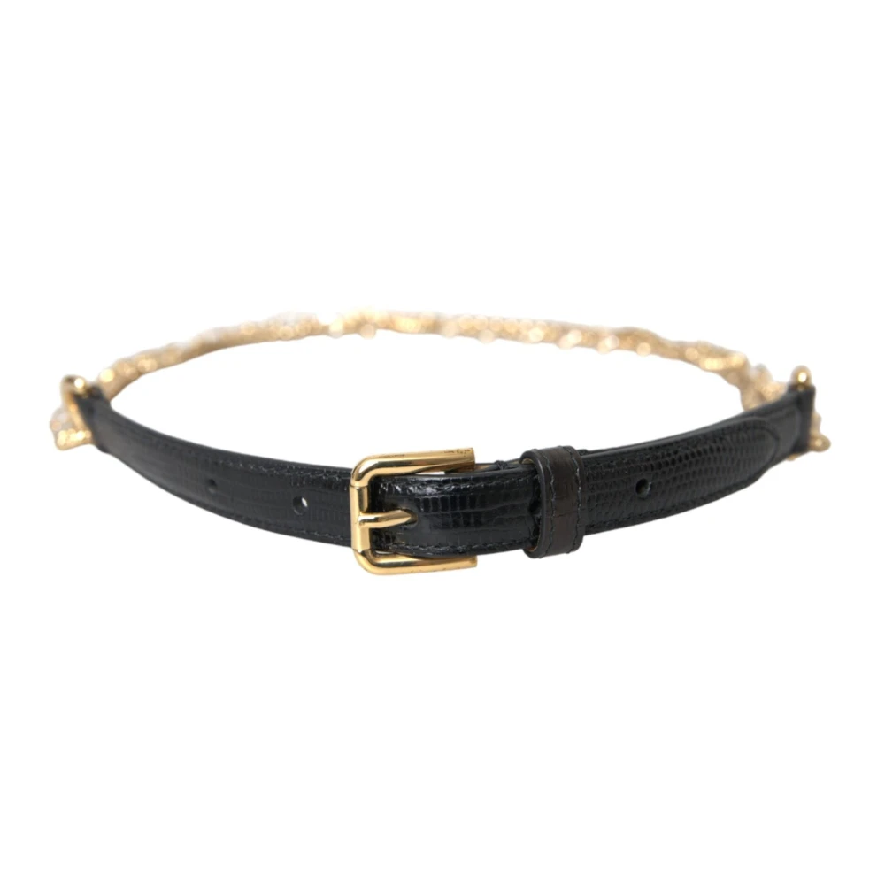 Dolce & Gabbana Mujer Negro - Cinturón De Cintura - Accessories - S