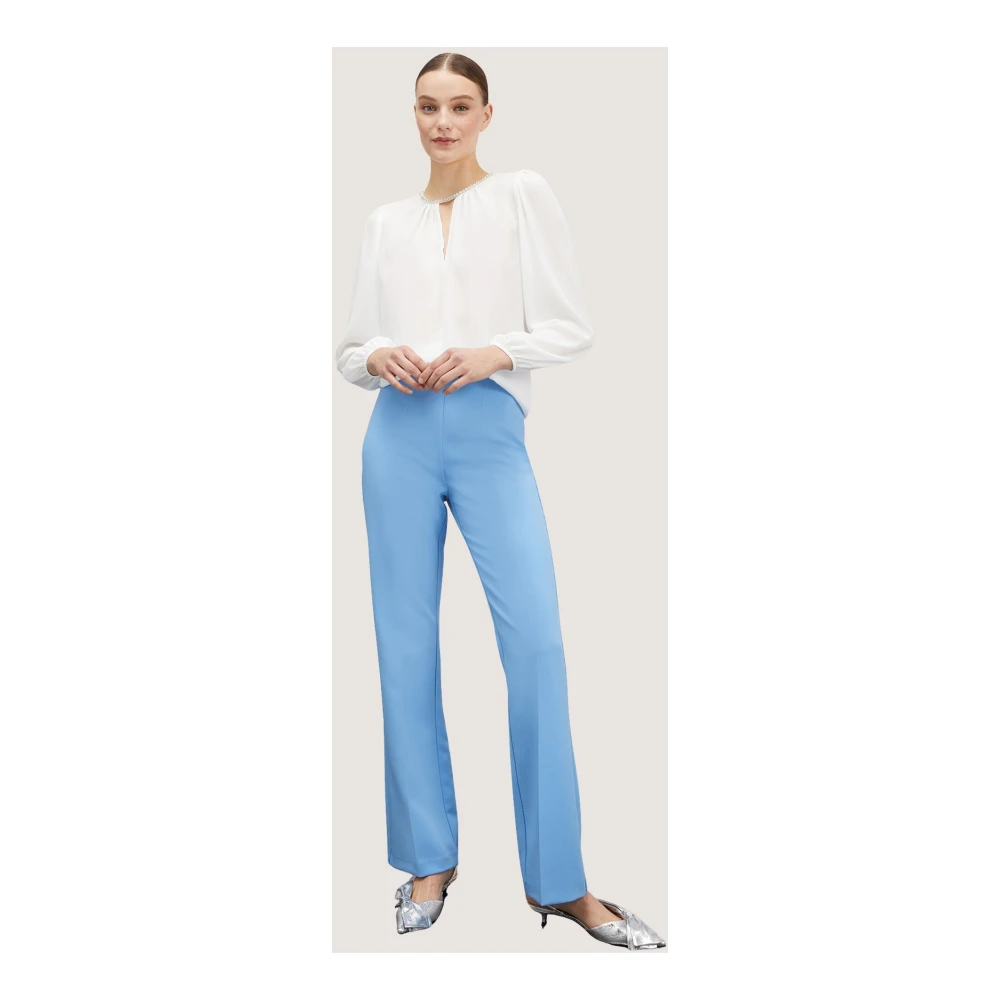 Motivi Elegante Blouse met Kristalversieringen White Dames