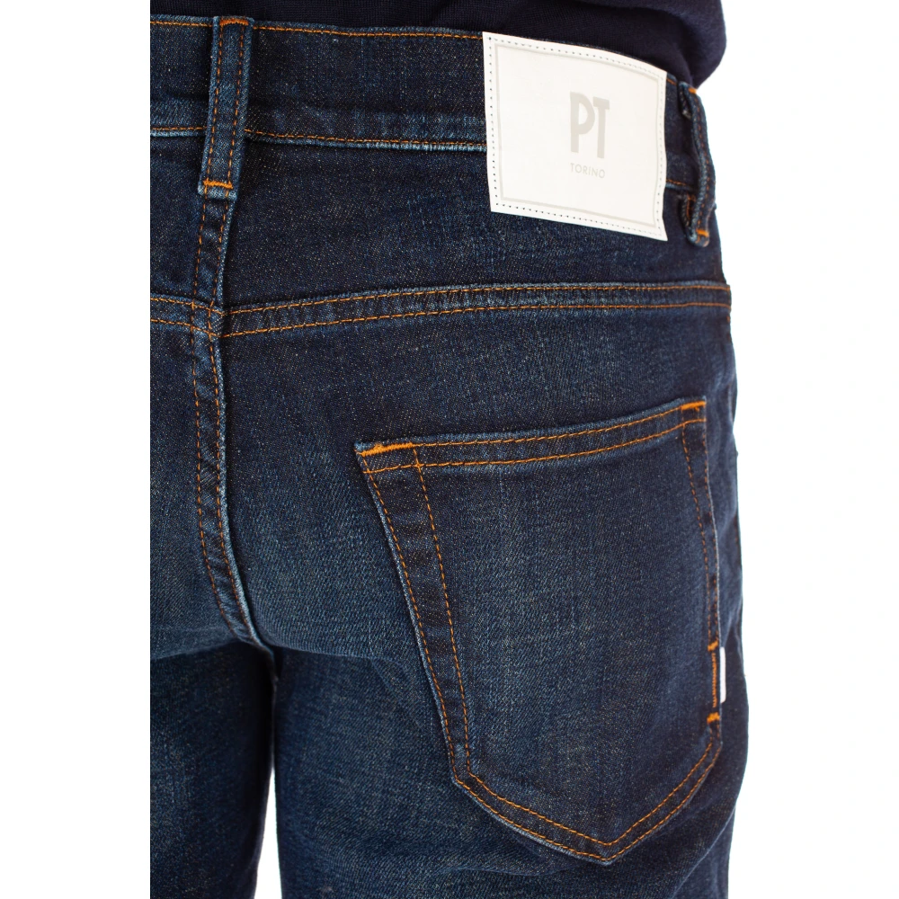 PT Torino Authentieke Fit Denim Jeans Blue Heren